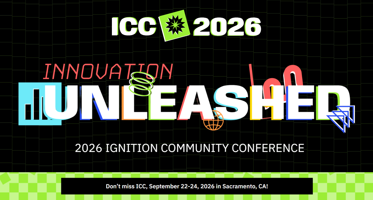 Ignition Community Conference 2026: Innovation Unleashed